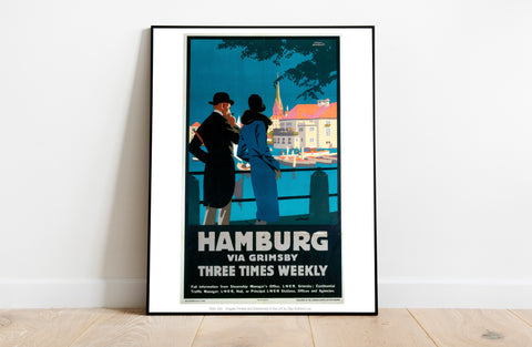 Hamburg Via Grimsby Weekly - 11X14inch Premium Art Print