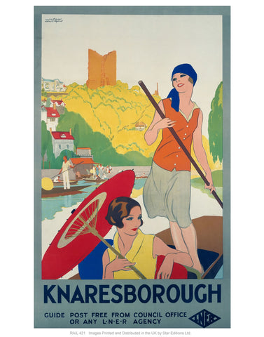 Knaresborough 24" x 32" Matte Mounted Print