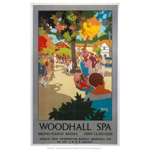 Woodhall spa 24" x 32" Matte Mounted Print