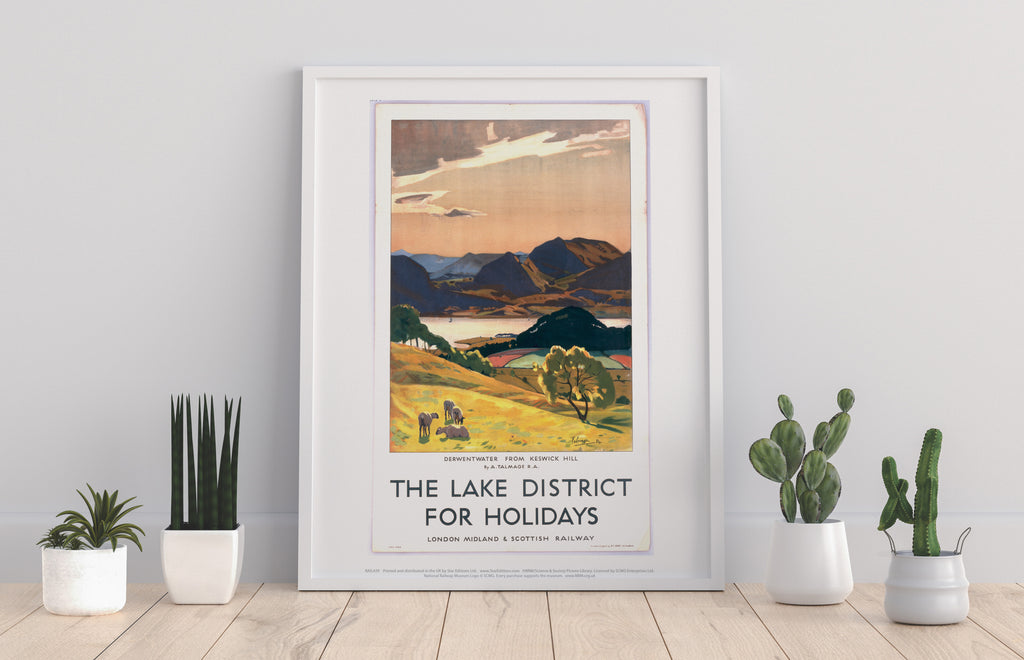 The Lake District For Holidays - 11X14inch Premium Art Print