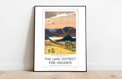 The Lake District For Holidays - 11X14inch Premium Art Print