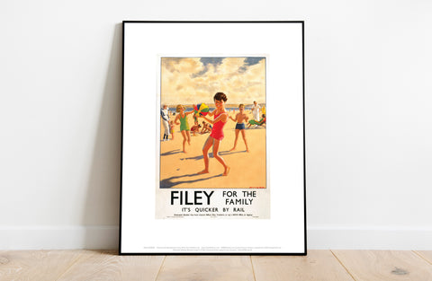 Filey For The Family - 11X14inch Premium Art Print