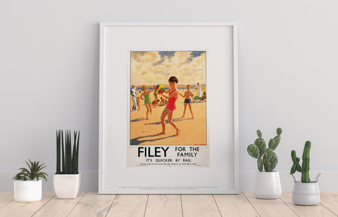 Filey For The Family - 11X14inch Premium Art Print