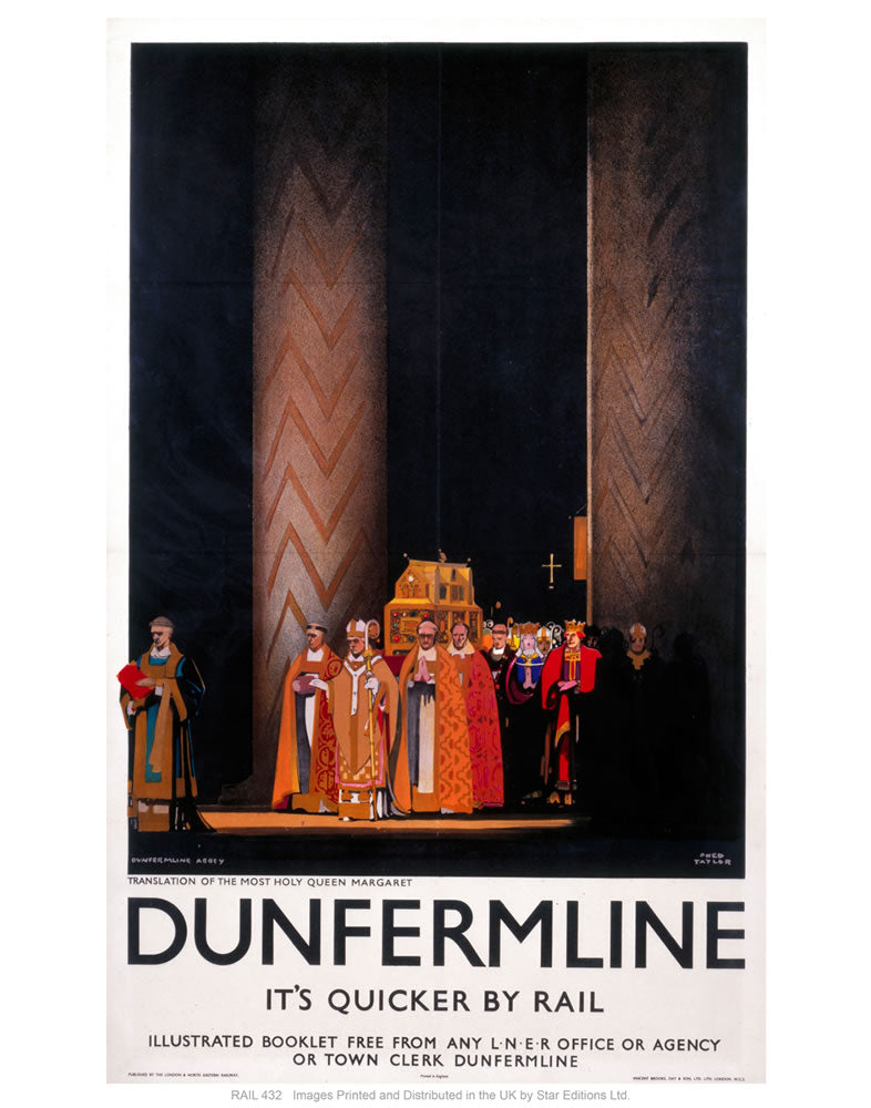 Dunfermline 24" x 32" Matte Mounted Print