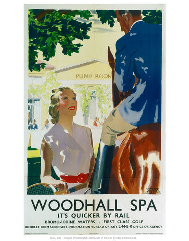 Woodhall spa 2 24" x 32" Matte Mounted Print