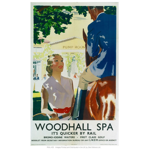 Woodhall spa 2 24" x 32" Matte Mounted Print