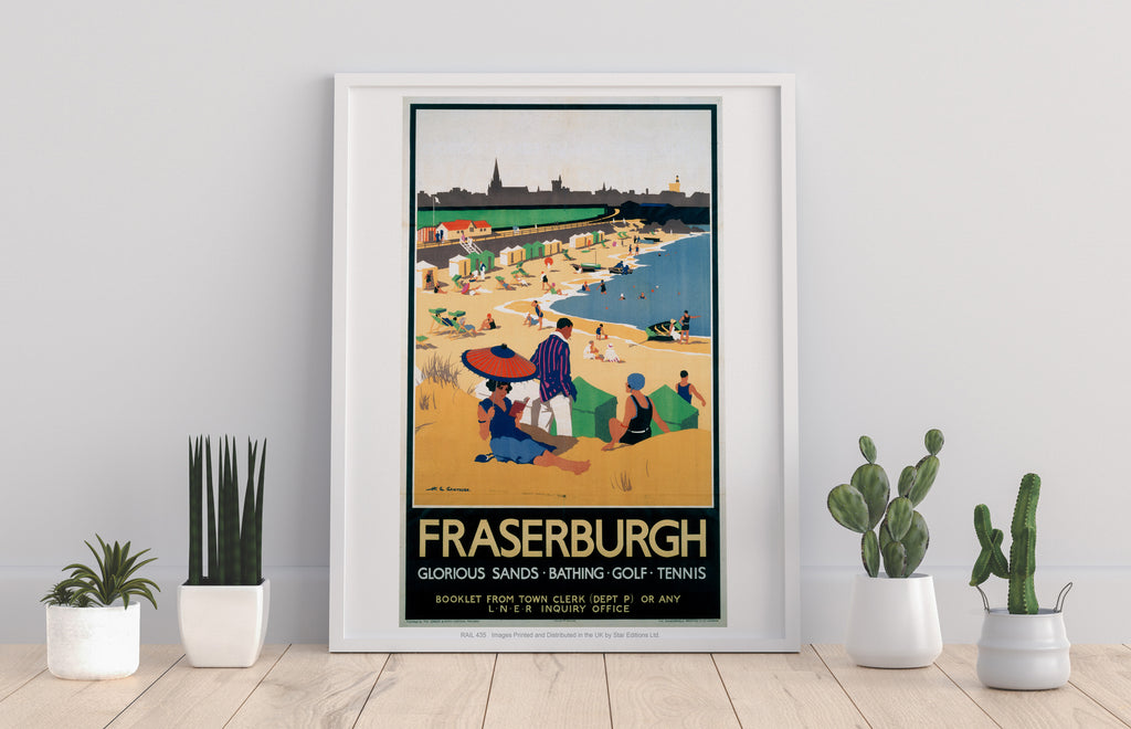 Fraserburgh Beach, Scotland - 11X14inch Premium Art Print