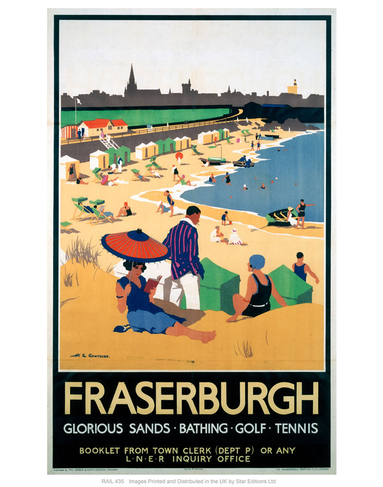 Fraserburgh 24" x 32" Matte Mounted Print