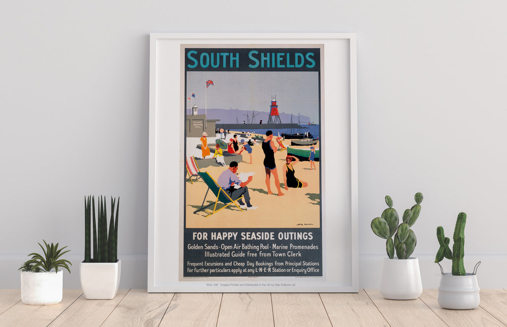 South Shields For Happy Seaside Outings - Premium Art Print