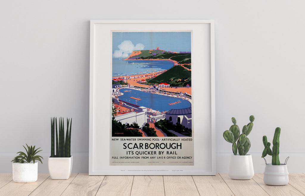 Scarborough - Sea-Water Swimming Pool - Premium Art Print