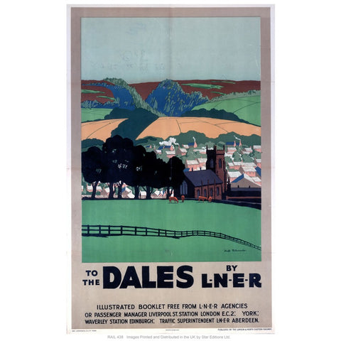 The dales by liner 24" x 32" Matte Mounted Print