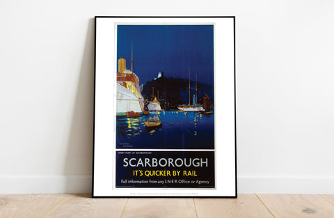 Tunny Fleet At Scarborough - 11X14inch Premium Art Print