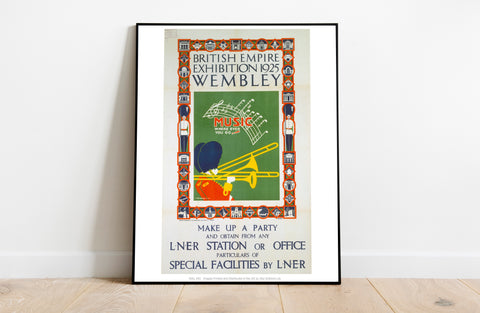 British Empire Exhibition, 1925 Wembley - Premium Art Print