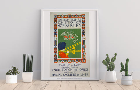 British Empire Exhibition, 1925 Wembley - Premium Art Print