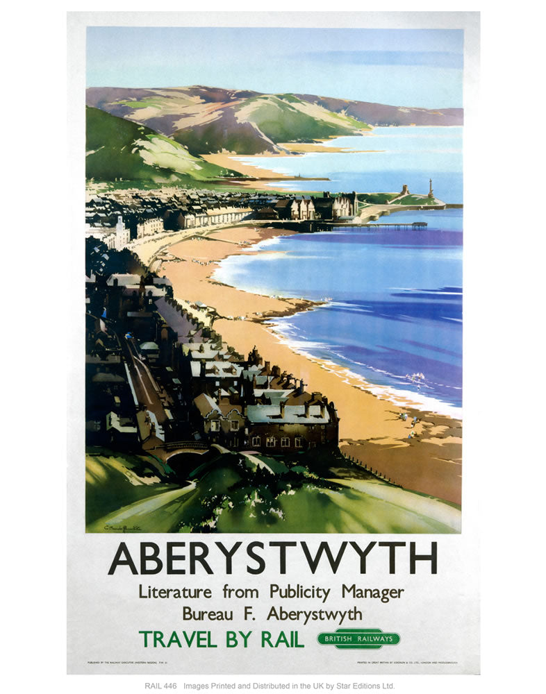 Aberystwyth 24" x 32" Matte Mounted Print