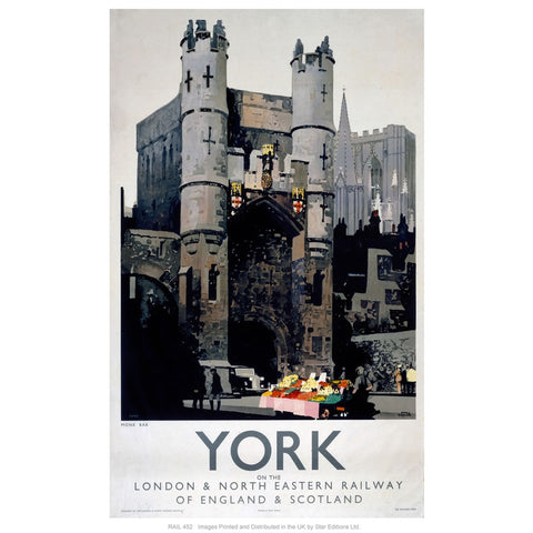 York 24" x 32" Matte Mounted Print