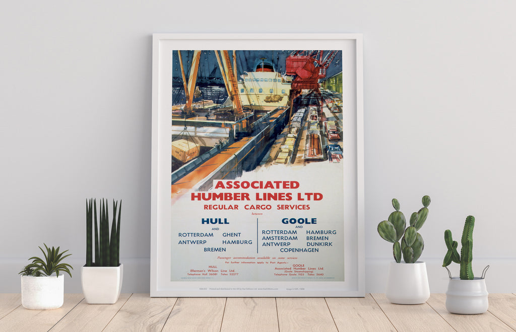 Associated Humber Lines Ltd Hull And Goole - Art Print