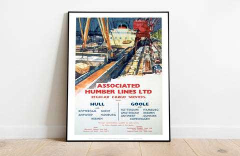 Associated Humber Lines Ltd Hull And Goole - Art Print