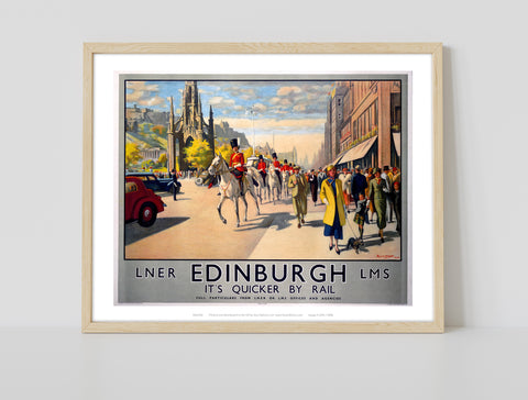 Liner Edinburgh - 11X14inch Premium Art Print