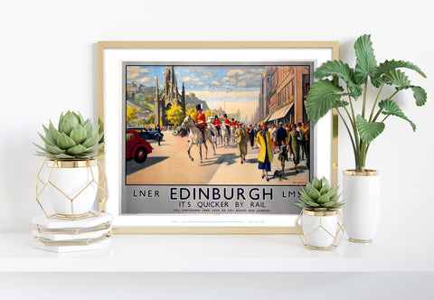 Liner Edinburgh - 11X14inch Premium Art Print