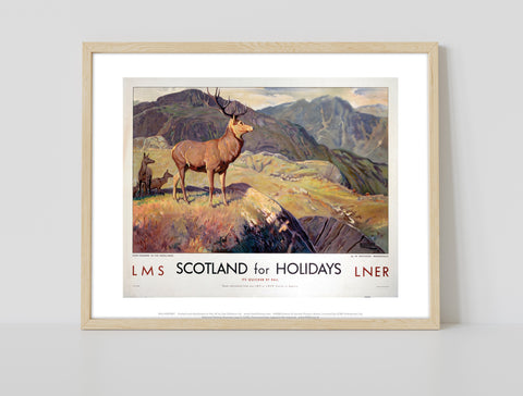 Scotland For Holidays - 11X14inch Premium Art Print