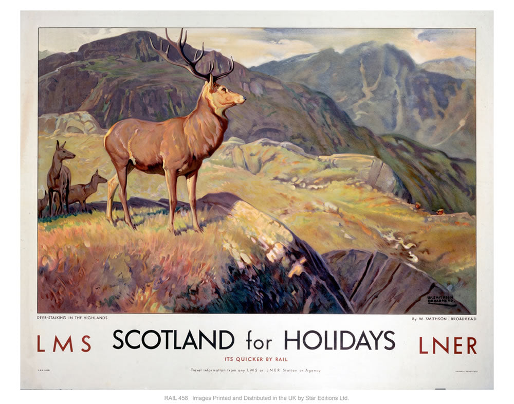 Scotland for holidays 24" x 32" Matte Mounted Print