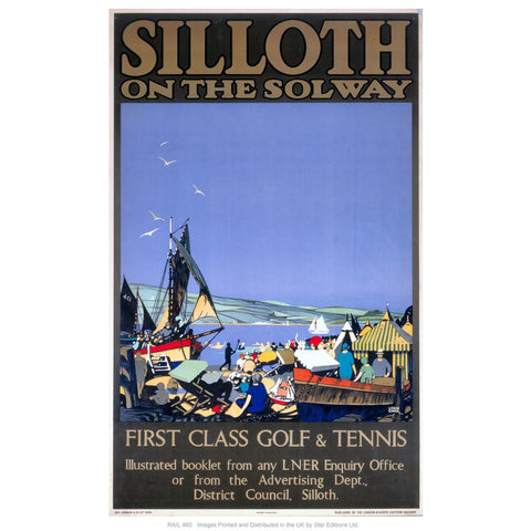 Silloth on the Solway 24" x 32" Matte Mounted Print