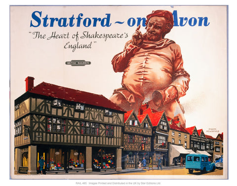 Stratford upon Avon 24" x 32" Matte Mounted Print