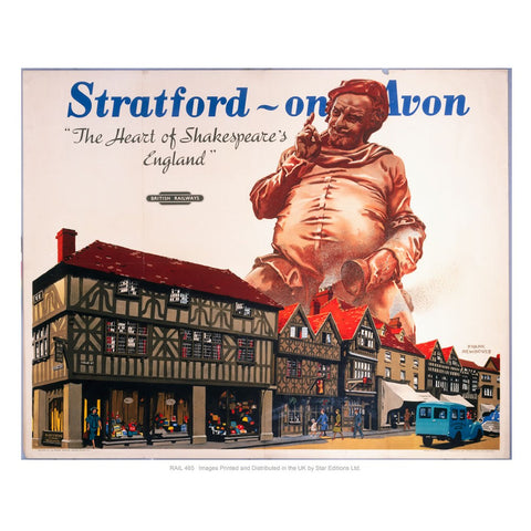 Stratford upon Avon 24" x 32" Matte Mounted Print