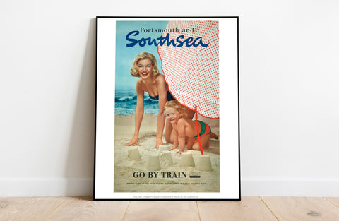 Portsmouth And Southsea, Go By Train - Premium Art Print