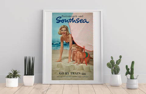 Portsmouth And Southsea, Go By Train - Premium Art Print