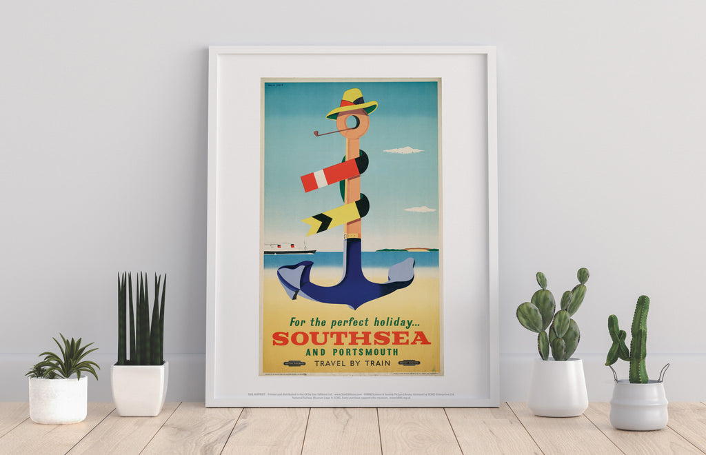 Southsea And Portsmouth, For The Perfect Holiday Art Print