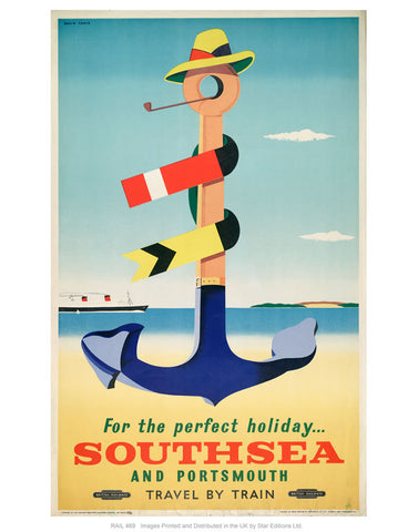 Southsea holiday 24" x 32" Matte Mounted Print