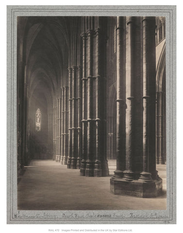 West minster Abbey 24" x 32" Matte Mounted Print