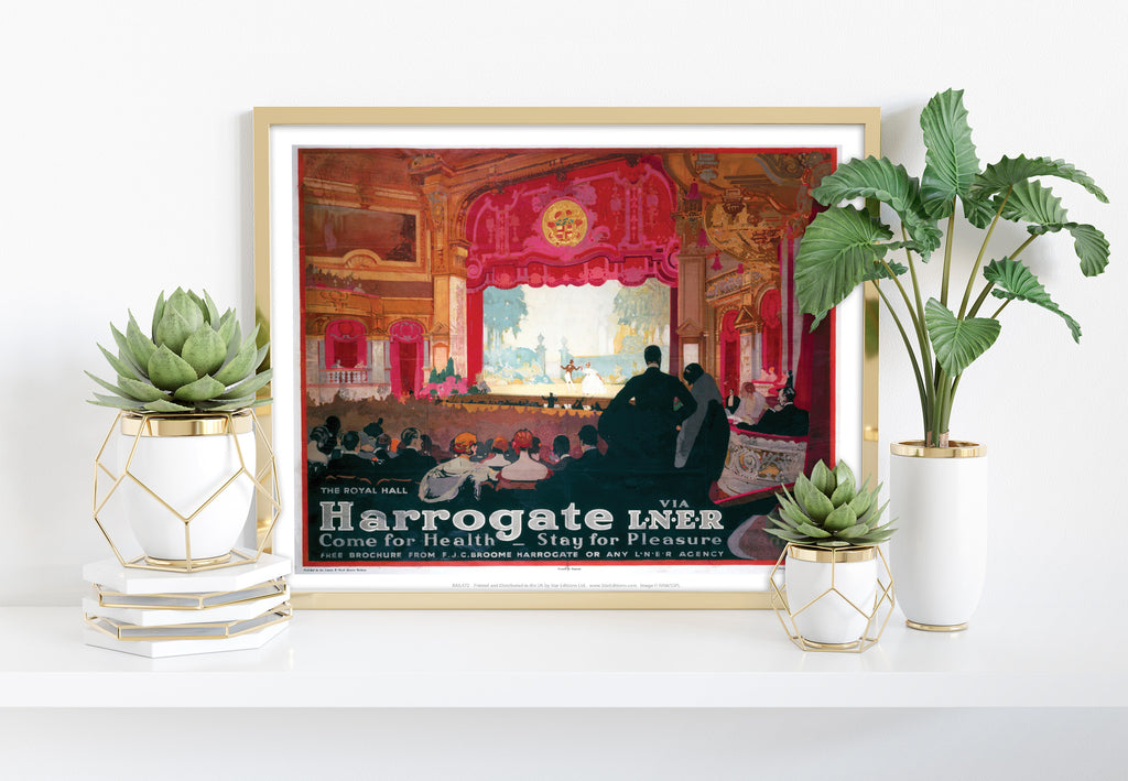 Harrogate - The Royal Hall - 11X14inch Premium Art Print