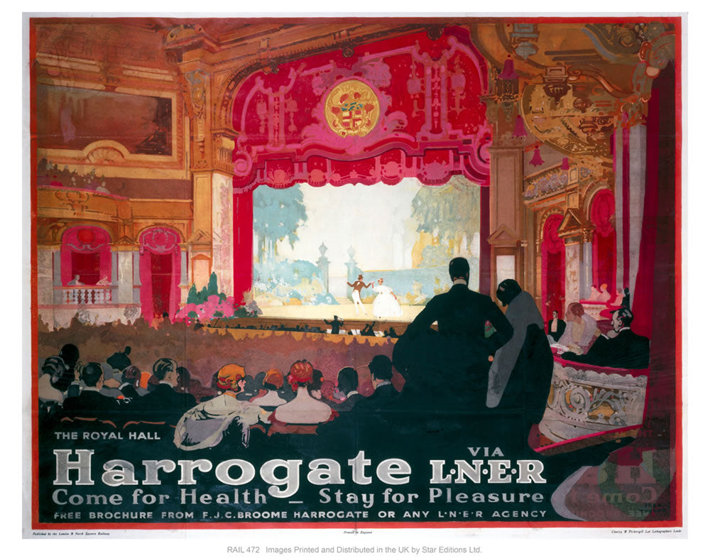 Harrogate by liner 24" x 32" Matte Mounted Print