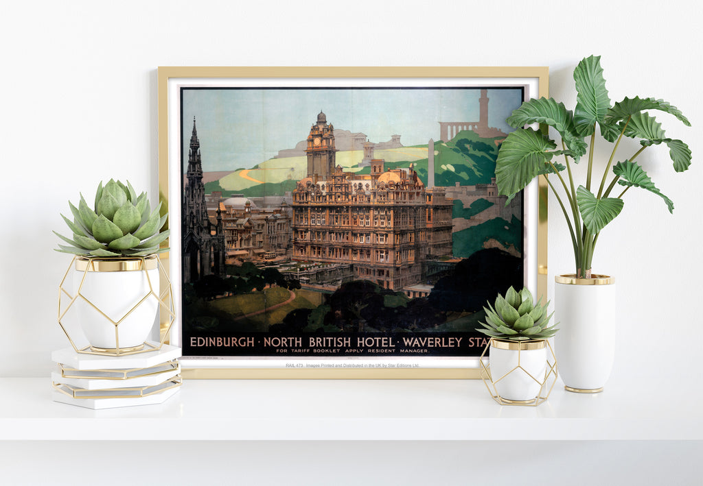 North British Hotel, Edinburgh - 11X14inch Premium Art Print