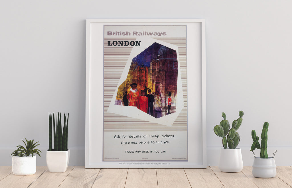 British Railway London - 11X14inch Premium Art Print