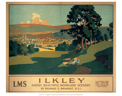 Ilkley 24" x 32" Matte Mounted Print