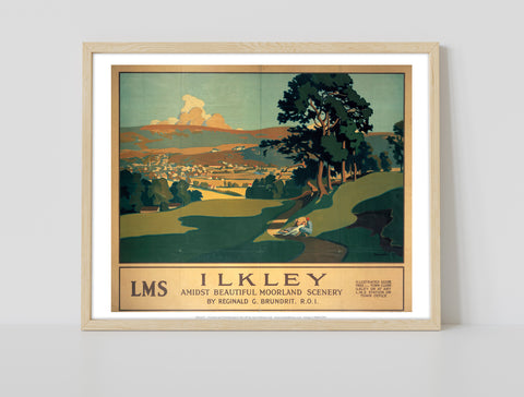 Ilkley, Beautiful Moorland - 11X14inch Premium Art Print