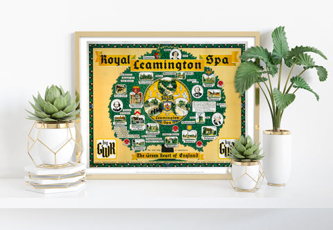 Royal Leamington Spa - Green Heart Of England - Art Print