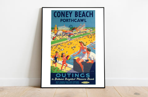 Outings To Britain's Brightest Pleasure Beach Art Print