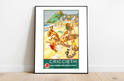 Criccieth - Caernarvonshire Resort Facing South Art Print