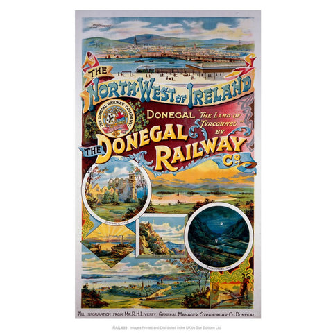 The Donegal Railway - North West of Ireland 24" x 32" Matte Mounted Print