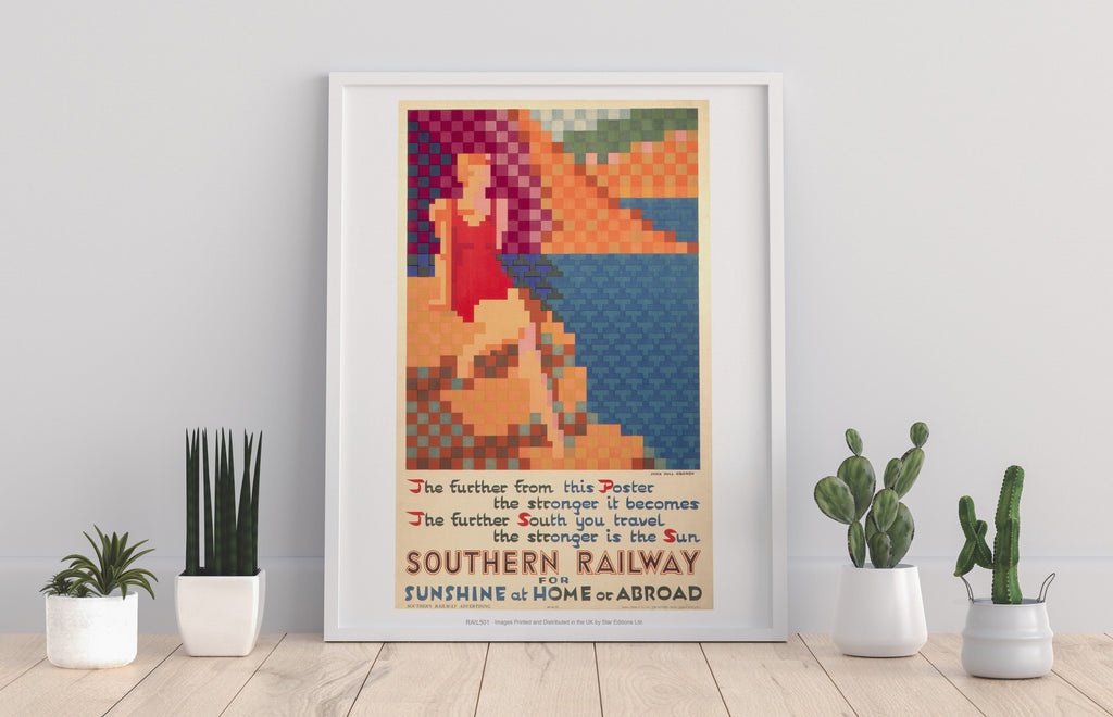 Southern Railway For Sunshine At Home Or Abroad Art Print