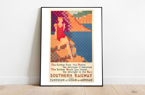 Southern Railway For Sunshine At Home Or Abroad Art Print