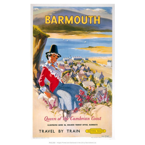 Barmouth - Queen of the Cambrian Coast 24" x 32" Matte Mounted Print