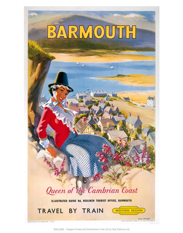 Barmouth - Queen of the Cambrian Coast 24" x 32" Matte Mounted Print