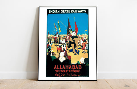 Indian State Railways - Allahabad - 11X14inch Premium Art Print