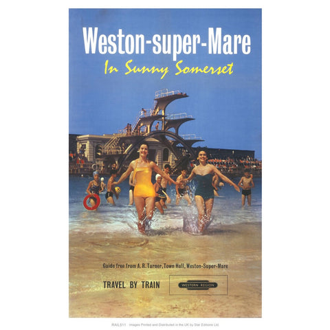 Weston-super-Mare - In Sunny Somerset 24" x 32" Matte Mounted Print